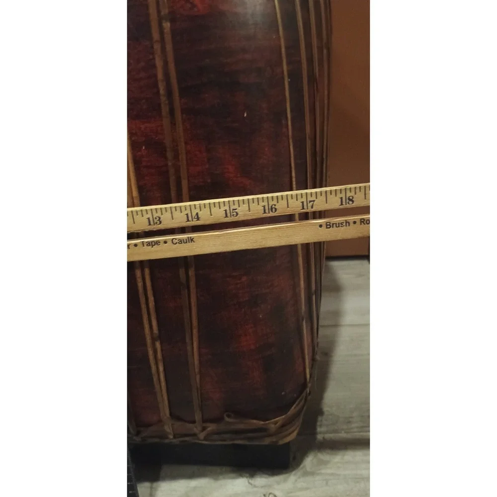 Burmese Chinese Home Decor 2️⃣4️⃣x1️⃣7️⃣Large Asian Woven Bamboo Storage Basket
